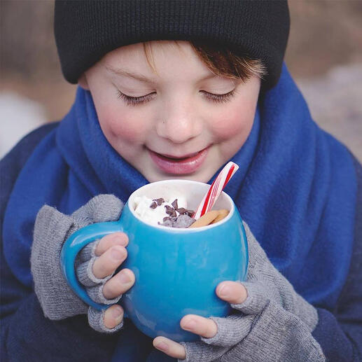 Child and Hot Cocoa