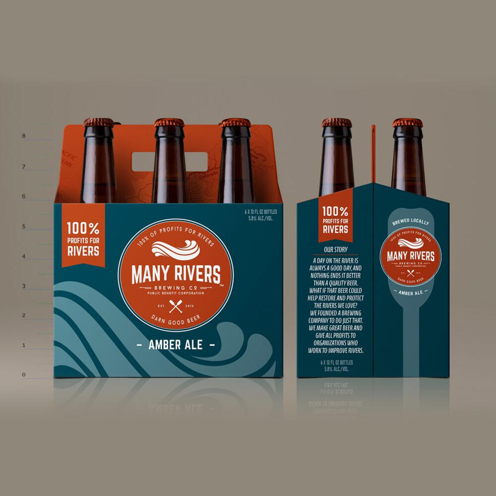 Many Rivers Six Pack Case