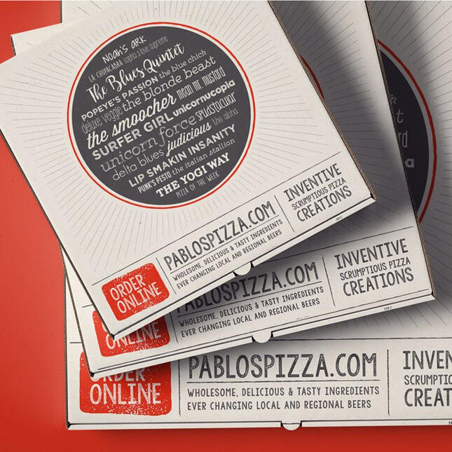 Pablo's Pizza Box