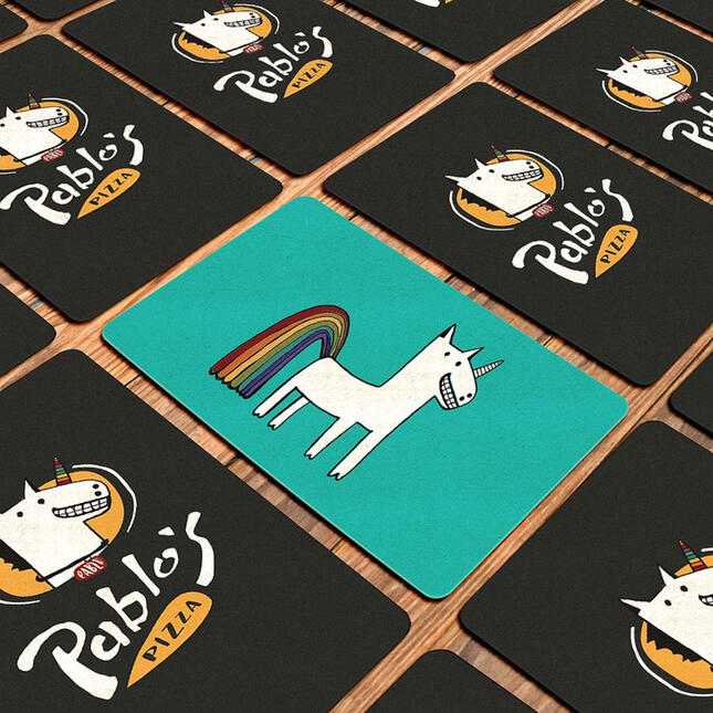 Pablo's Pizza Business Cards