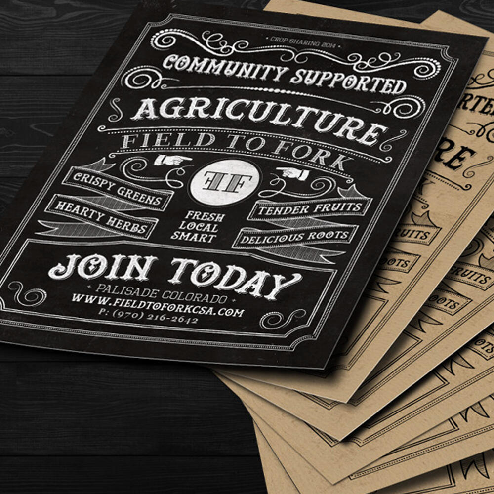 Field To Fork Flyer