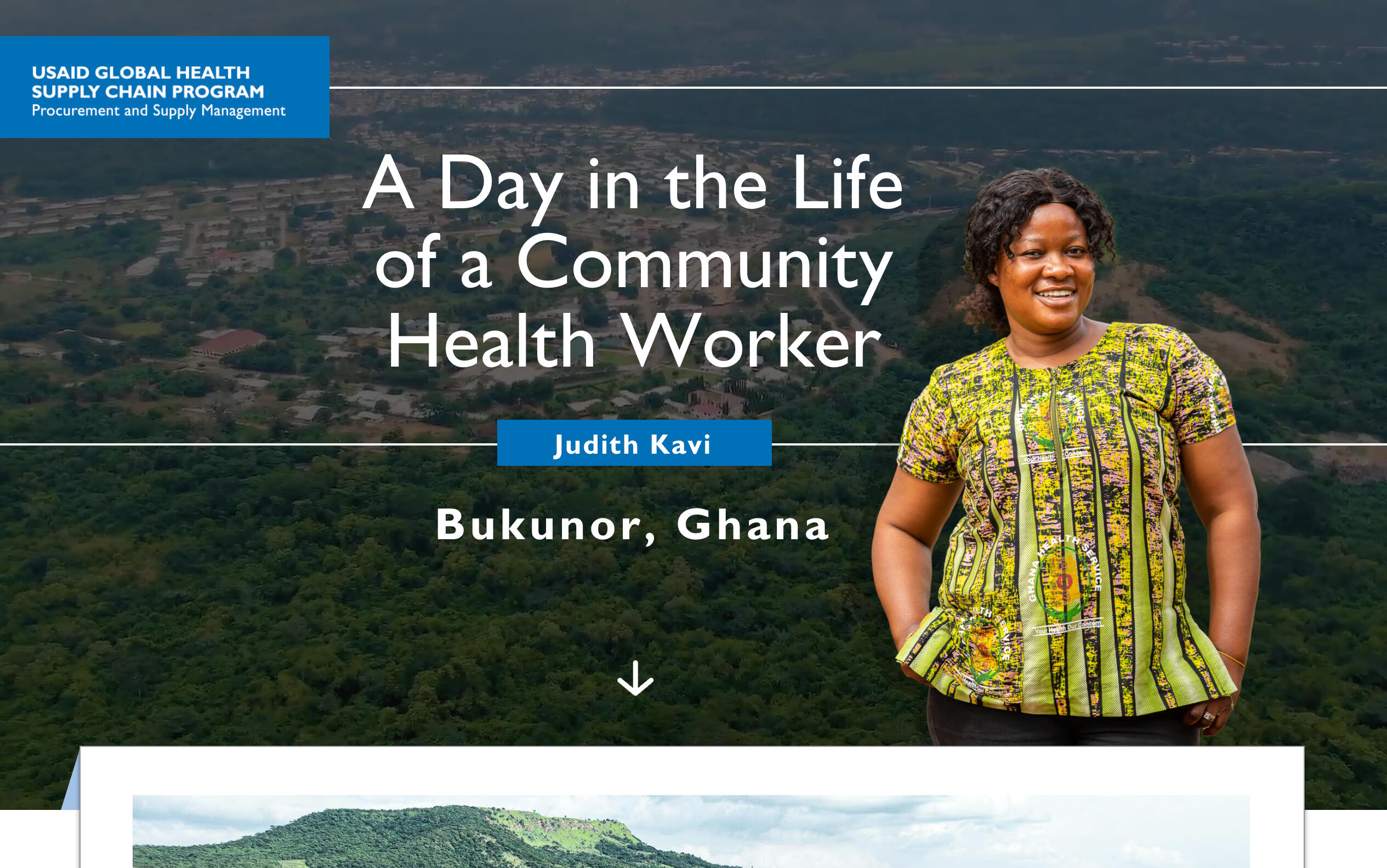 A Success Story: GHSC-PSM, a Day in the Life of a Community Health Worker - Ghana